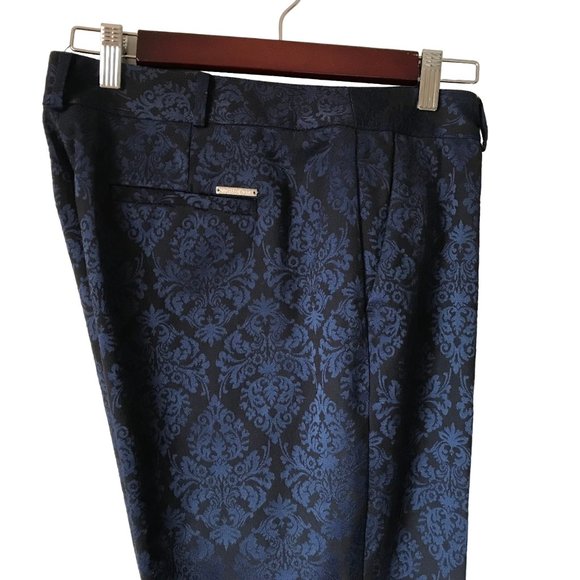 Michael Kors Women's Winter Teal Blue and Black Pants - Picture 1 of 10